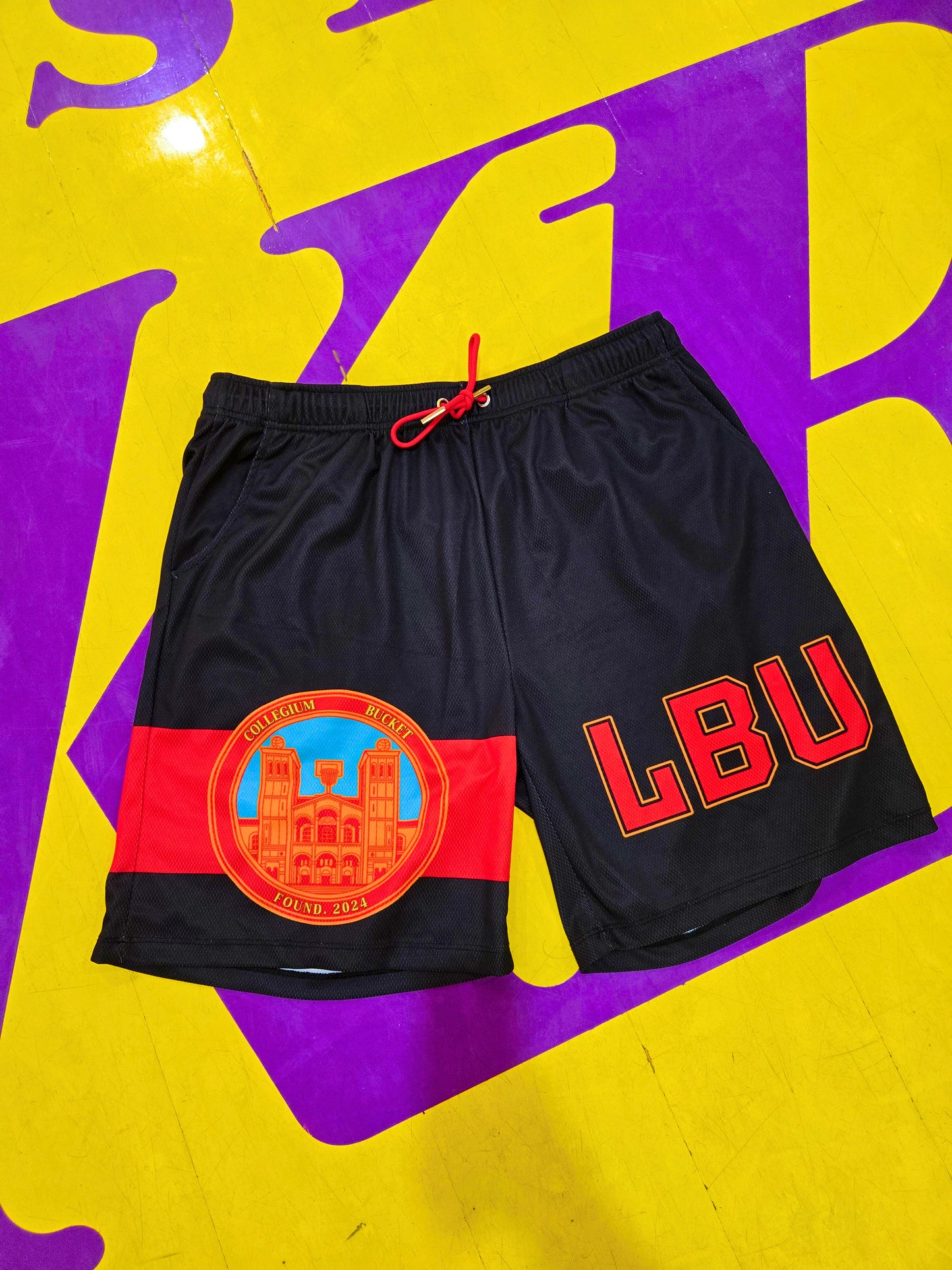 LAST BUCKET UNIVERSITY SHORTS