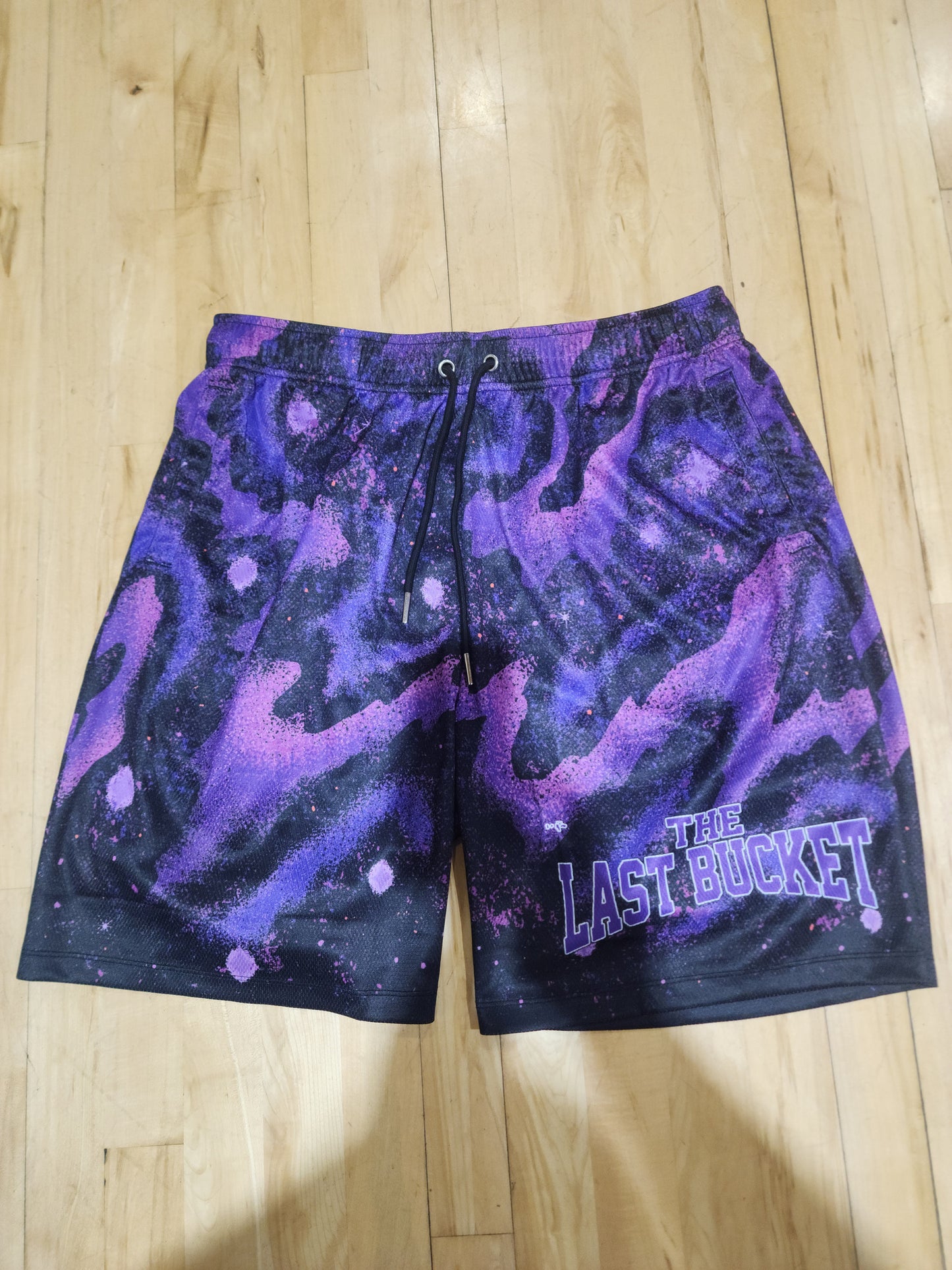 Purple Galaxy Shorts